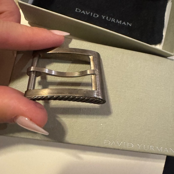 DAVID YURMAN 925 Sterling silver belt buckle